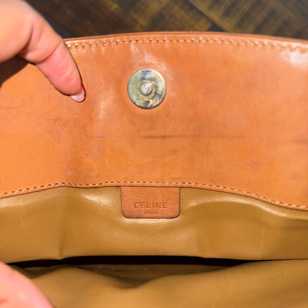 Celine Tan Monogram Envelope Clutch - Picture 5 of 6